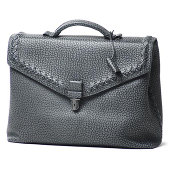 BOTTEGA VENETA ボッテガヴェネタ バッグ レプリカ 221263 vq160 1209 レザーブリーフケース アスファルトグレー